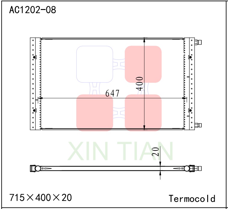AC1202-08 通用型冷凝器 AC Condenser for Universal Models